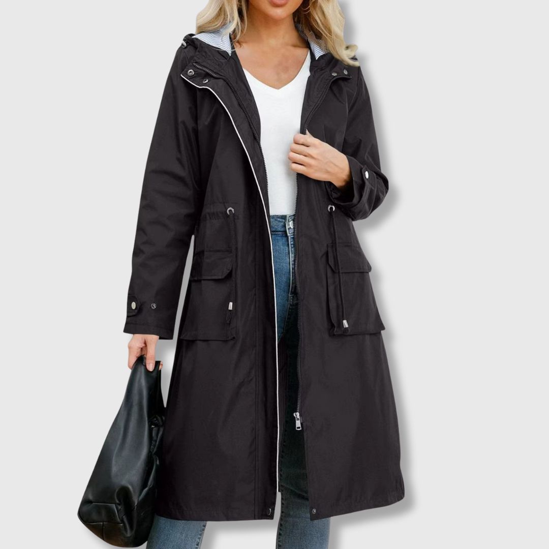 Venetia | Chic Hooded Trench Coat