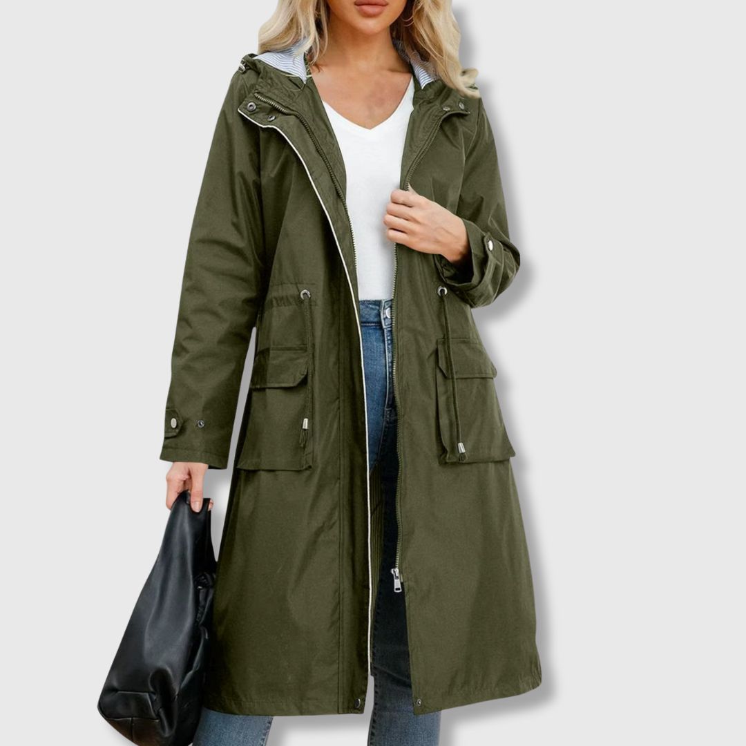 Venetia | Chic Hooded Trench Coat