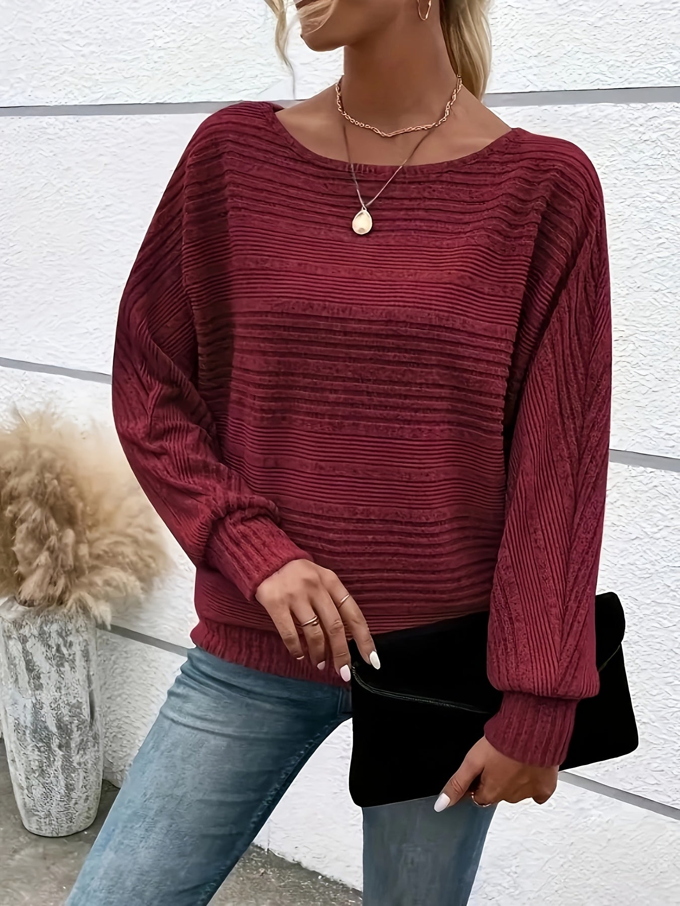 Aria | Batwing Sleeve Sweater