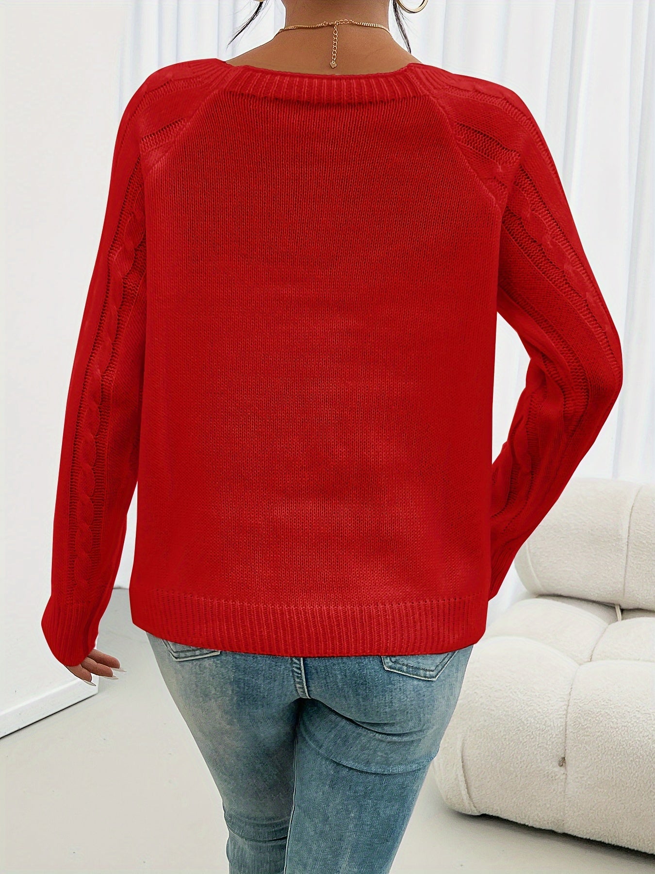 Scarlet | Knit Elegance Top