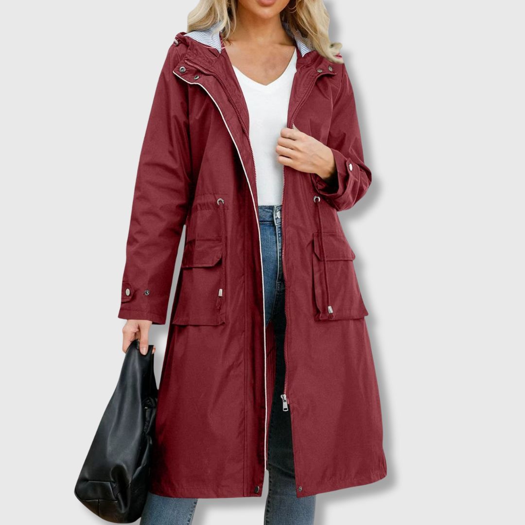 Venetia | Chic Hooded Trench Coat
