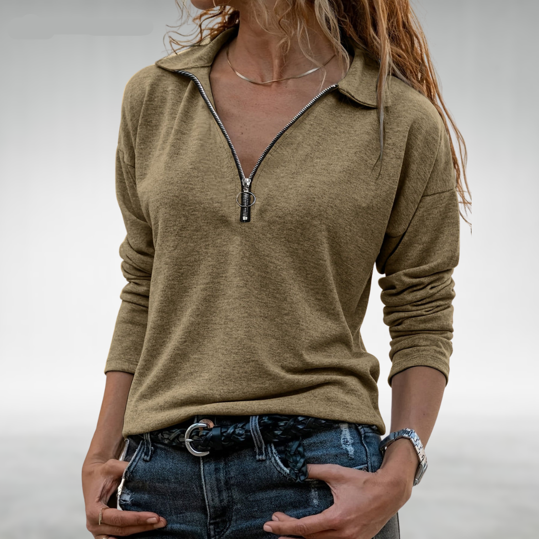 Nadine | Half-Zip Sweater
