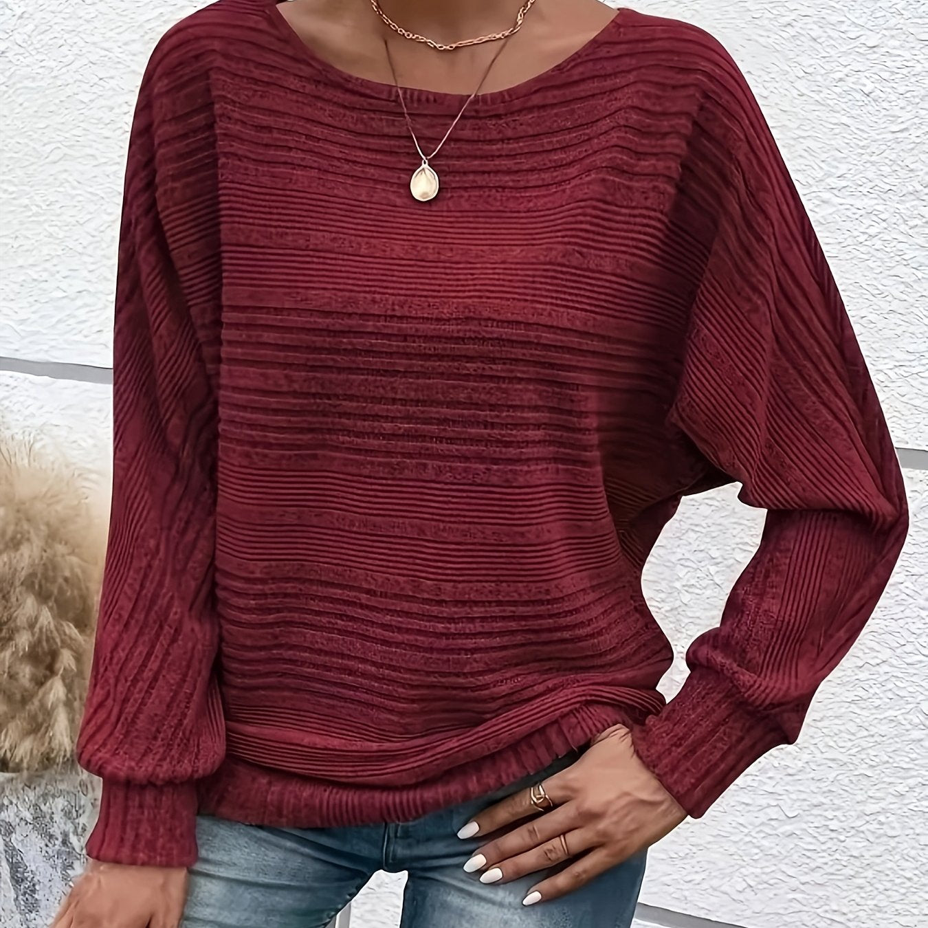 Aria | Batwing Sleeve Sweater
