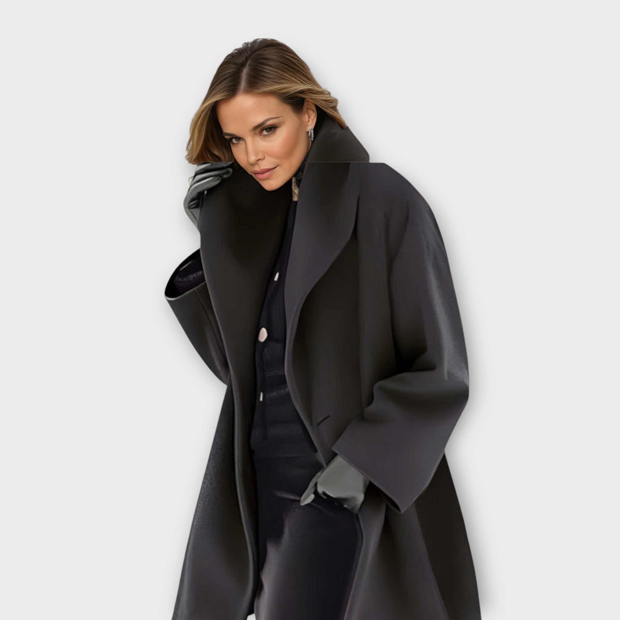 Isabelle - Cappotto Classico a Collo Alto